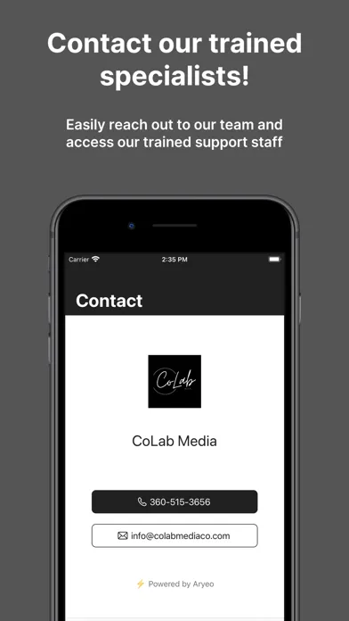 CoLab Media Screenshots