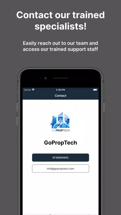 Ảnh chụp màn hình của GoPropTech