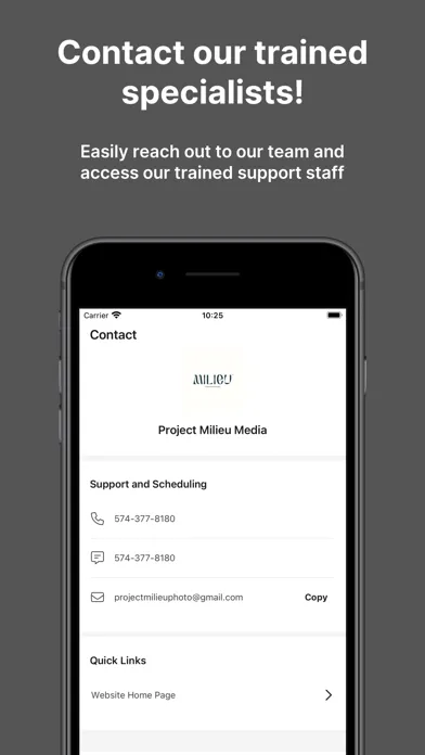 Project Milieu Media Screenshots