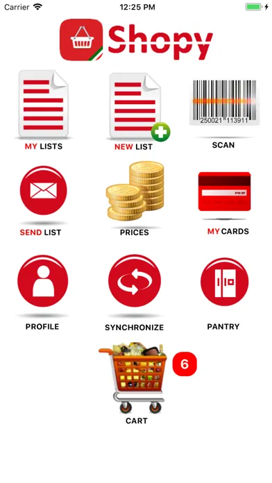 Shopy (Shopping List) Screenshots