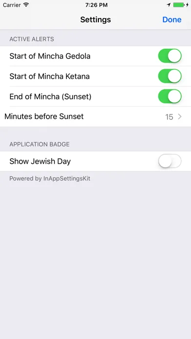 صور Mincha Alerts Prayer Reminders