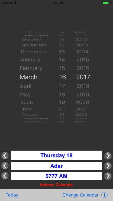 Ảnh chụp màn hình của Date Converter Calendars