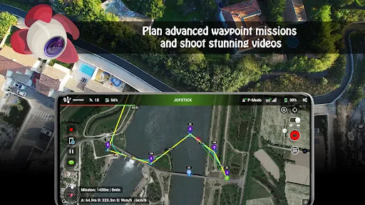 Capturas de tela do Litchi for DJI Drones