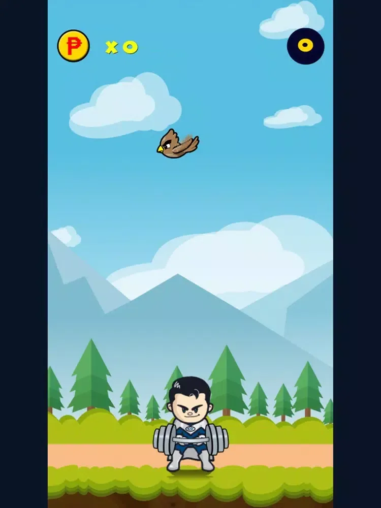 Tangkapan skrin Capt. Dumbbell iPad 