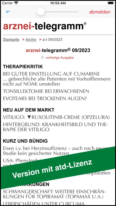 arznei-telegramm & atd应用截图
