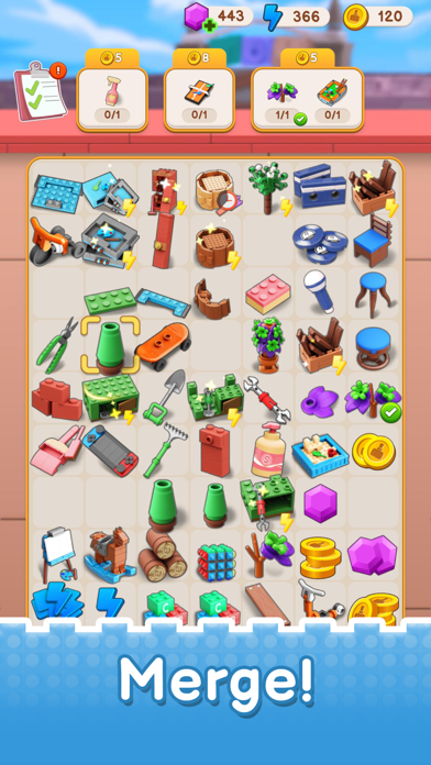 Captures d'écran de Merge Bricks: Master Collector