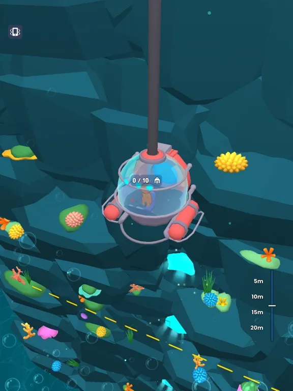 Tangkapan layar Dive Seeker iPad 