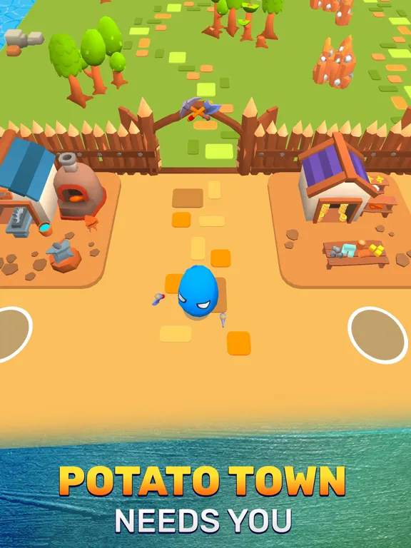 تصاویر Potato Town iPad 
