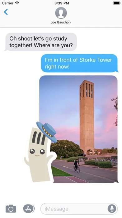 Zrzuty ekranu UCSB AS Stickers