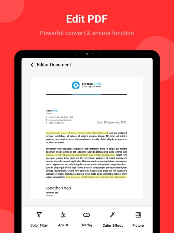 All Document Reader iPad স্ক্রিনশট
