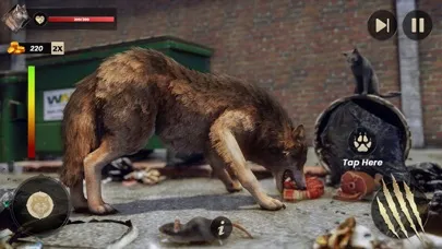 Tangkapan skrin The Wild Wolf Life Sim Games