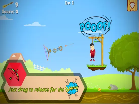 Screenshot di Cut the Gibbet Rope : Angry Archer Hero iPad 