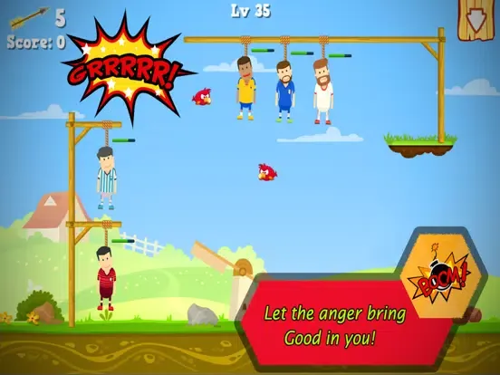 Screenshot di Cut the Gibbet Rope : Angry Archer Hero iPad 