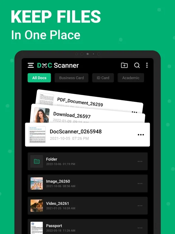 تصاویر Doc Scanner - PDF Scanner+ iPad 