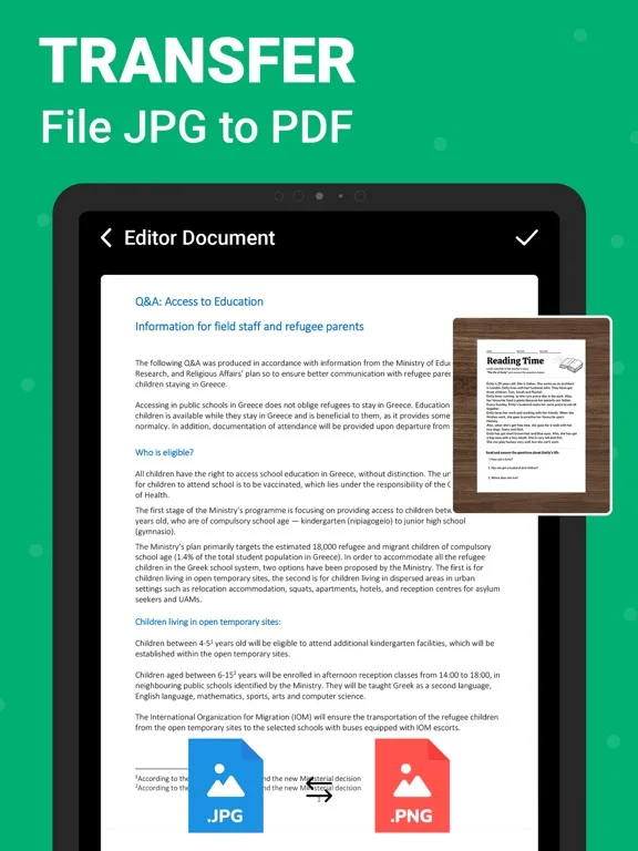 تصاویر Doc Scanner - PDF Scanner+ iPad 
