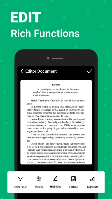 تصاویر Doc Scanner - PDF Scanner+