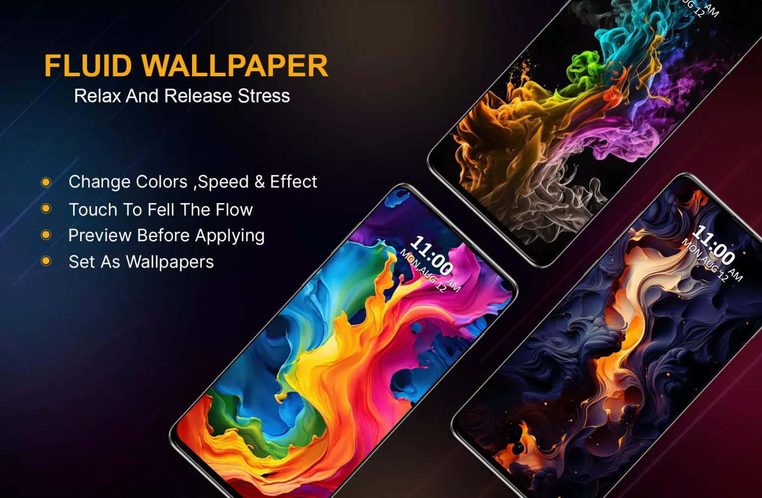 Fluid Magic: Live Wallpaper سکرین شاٹس