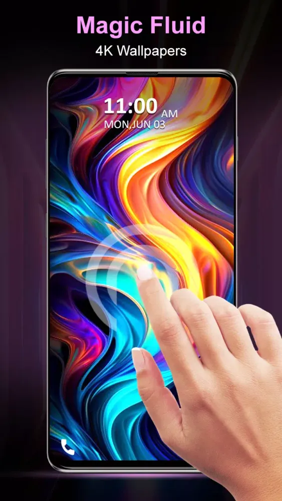 Fluid Magic: Live Wallpaper سکرین شاٹس