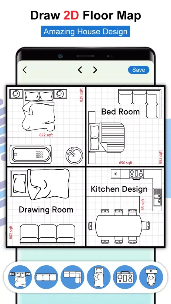 House Design Floor Plan App 3D 스크린샷