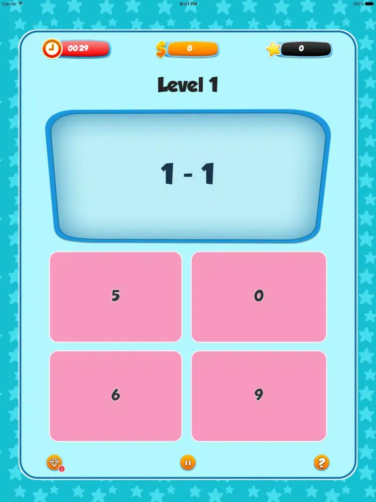 Screenshot di MathG iPad