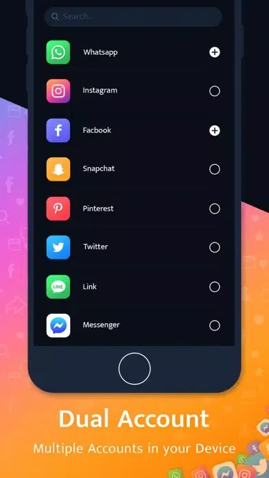 Zrzuty ekranu Multiple Account - Dual Space