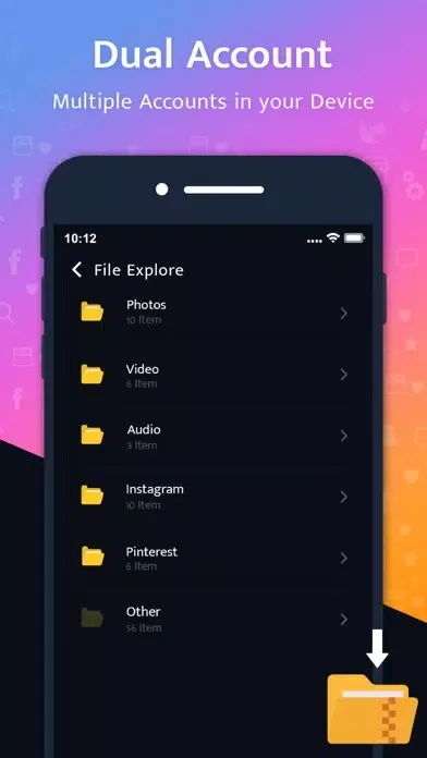 Zrzuty ekranu Multiple Account - Dual Space