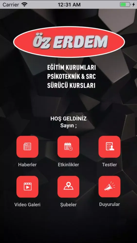 Öz Erdem Sürücü Kursu应用截图