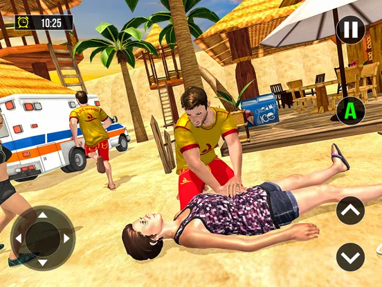 Скриншоты Beach Game Girls Swimming Game iPad 