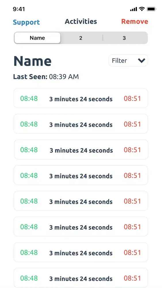 Trackie - Online Tracker Screenshots