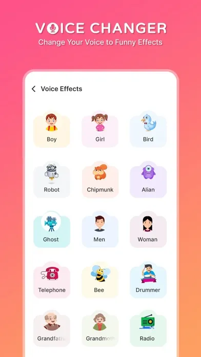 ภาพหน้าจอของ Voice Changer - Voice Effect