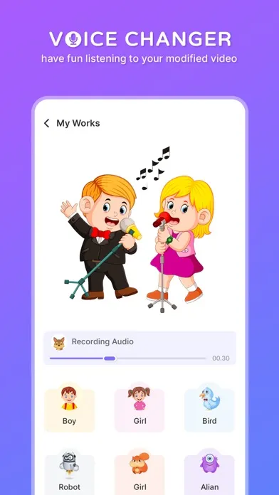ภาพหน้าจอของ Voice Changer - Voice Effect
