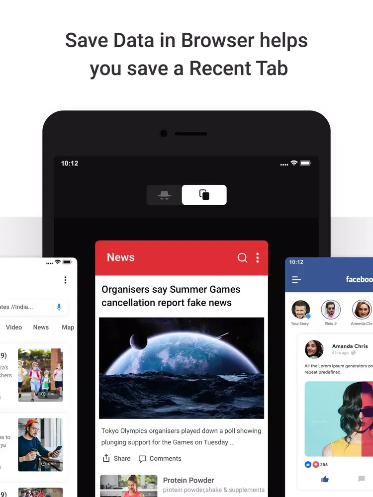 U browser - Fast & Secure iPad  Screenshots