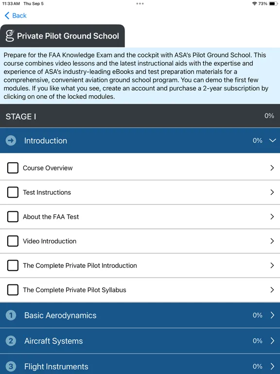 Скриншоты ASA Pilot Training iPad 