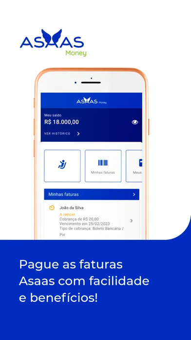 تصاویر Asaas Money: pagamentos online
