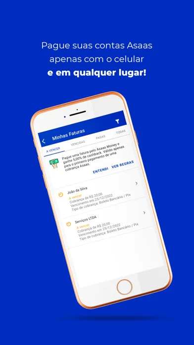تصاویر Asaas Money: pagamentos online
