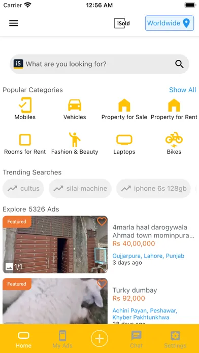 تصاویر iSold App