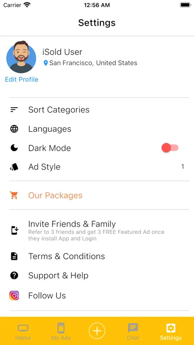 تصاویر iSold App
