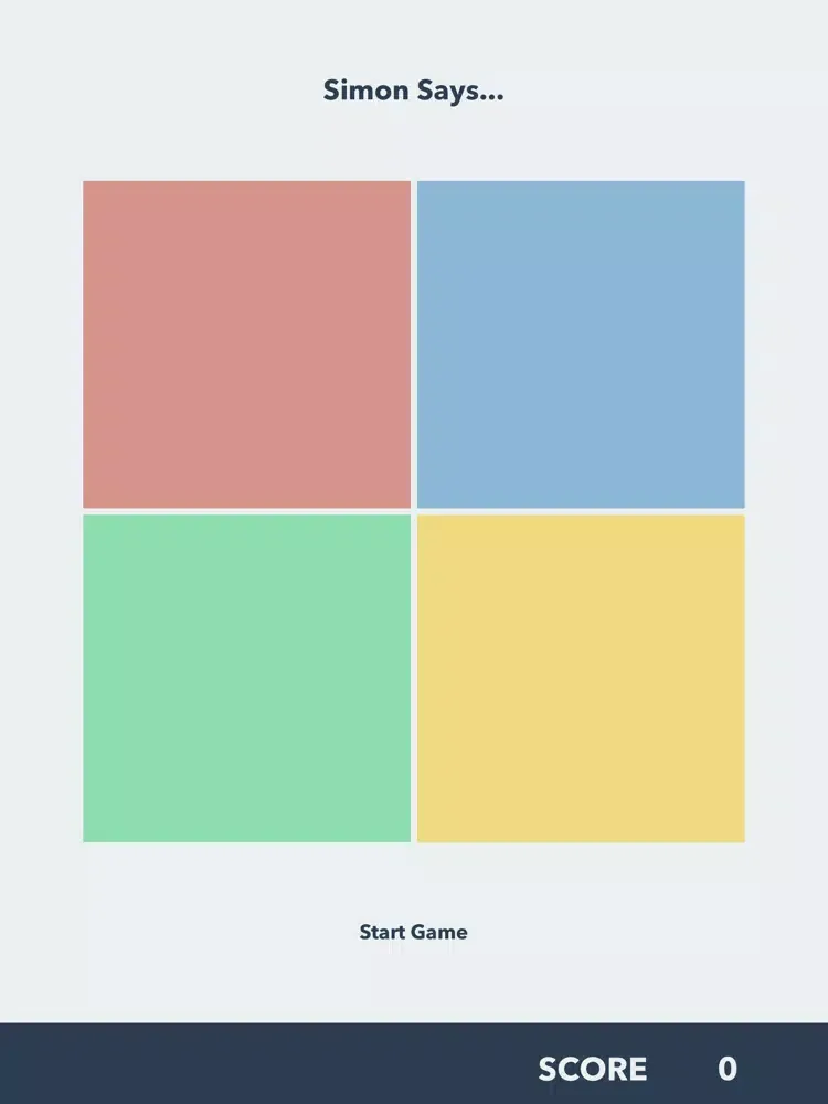 Simon Says... iPad 應用截圖