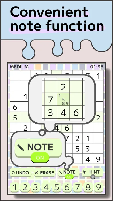 Скриншоты SUDOKU-pastel