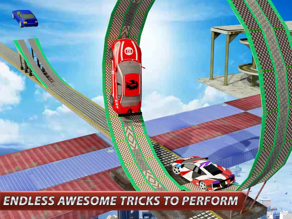 Ảnh chụp màn hình của Stunt Car Drive: Impossible Tracks iPad 