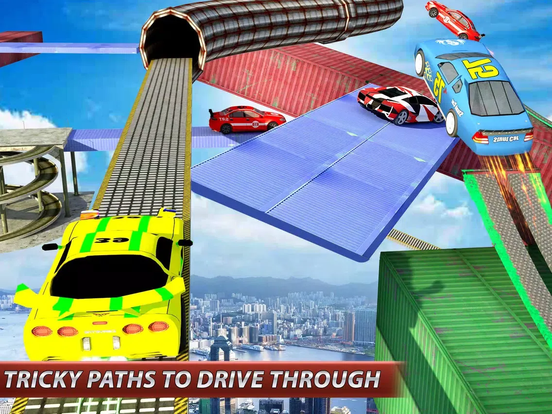 Ảnh chụp màn hình của Stunt Car Drive: Impossible Tracks iPad 