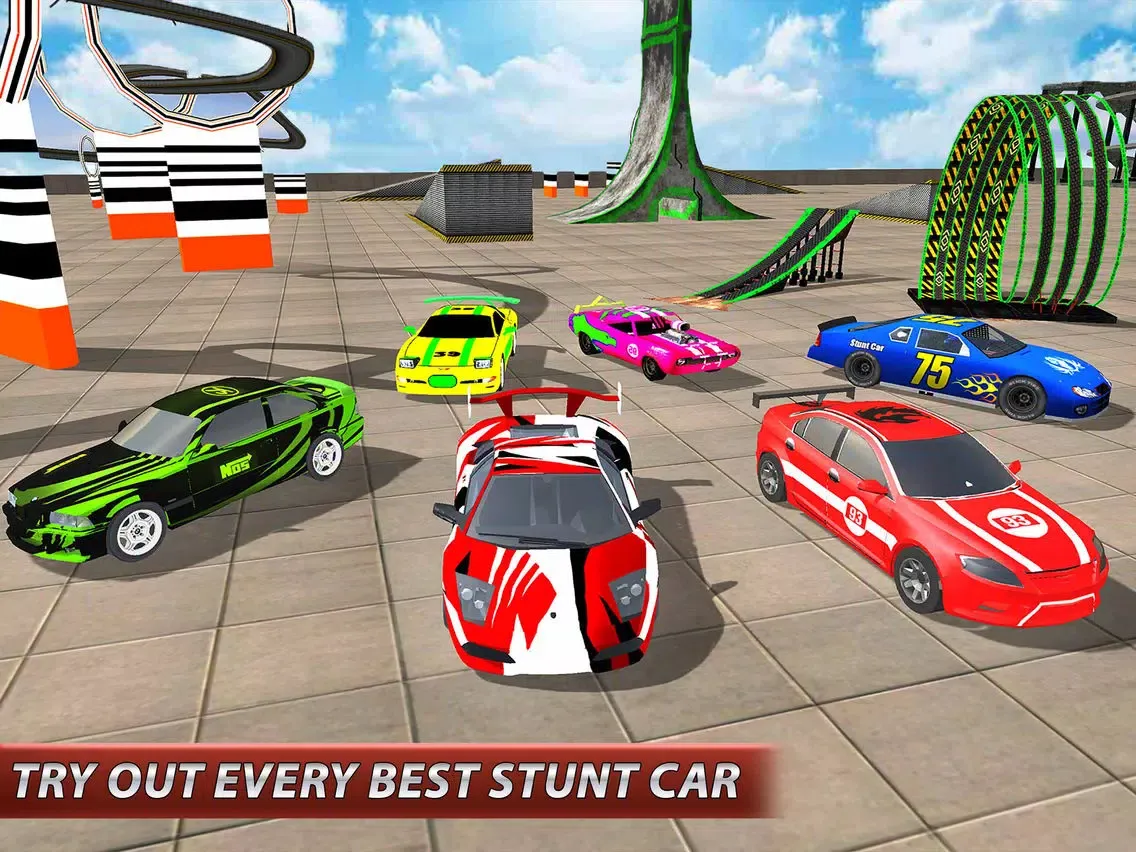 Ảnh chụp màn hình của Stunt Car Drive: Impossible Tracks iPad 