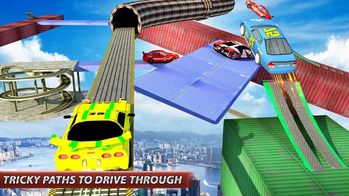 Ảnh chụp màn hình của Stunt Car Drive: Impossible Tracks