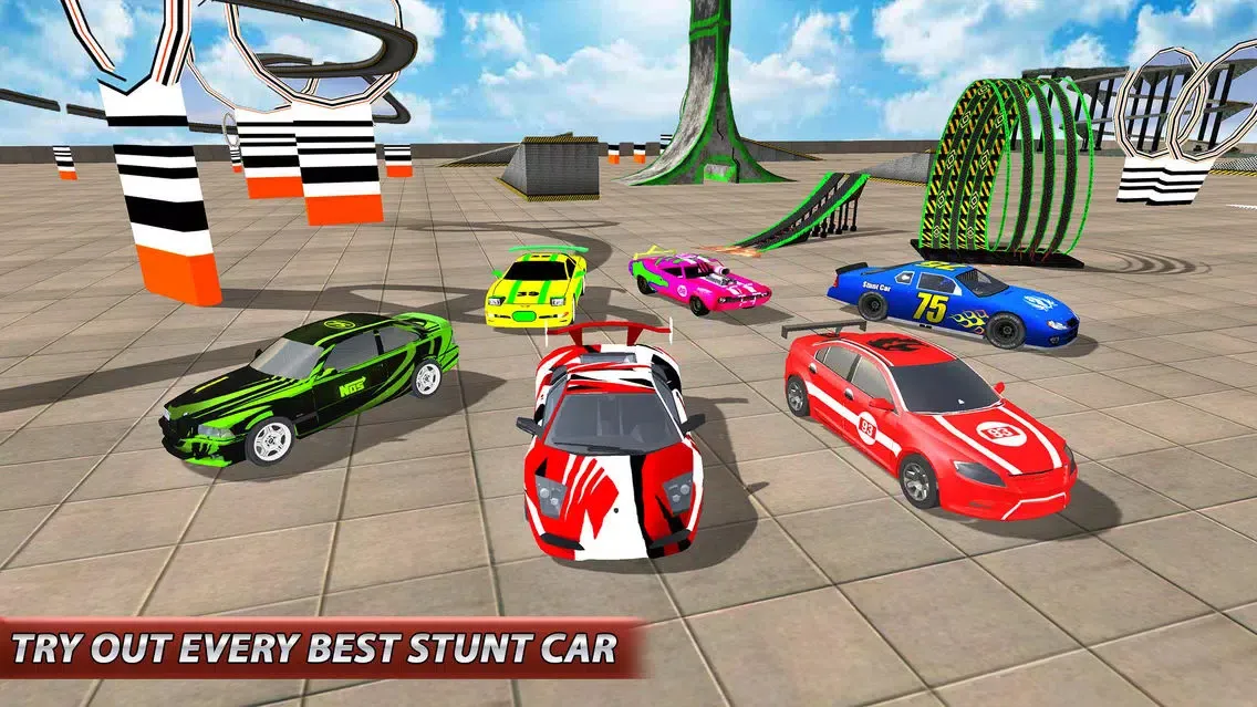 Ảnh chụp màn hình của Stunt Car Drive: Impossible Tracks