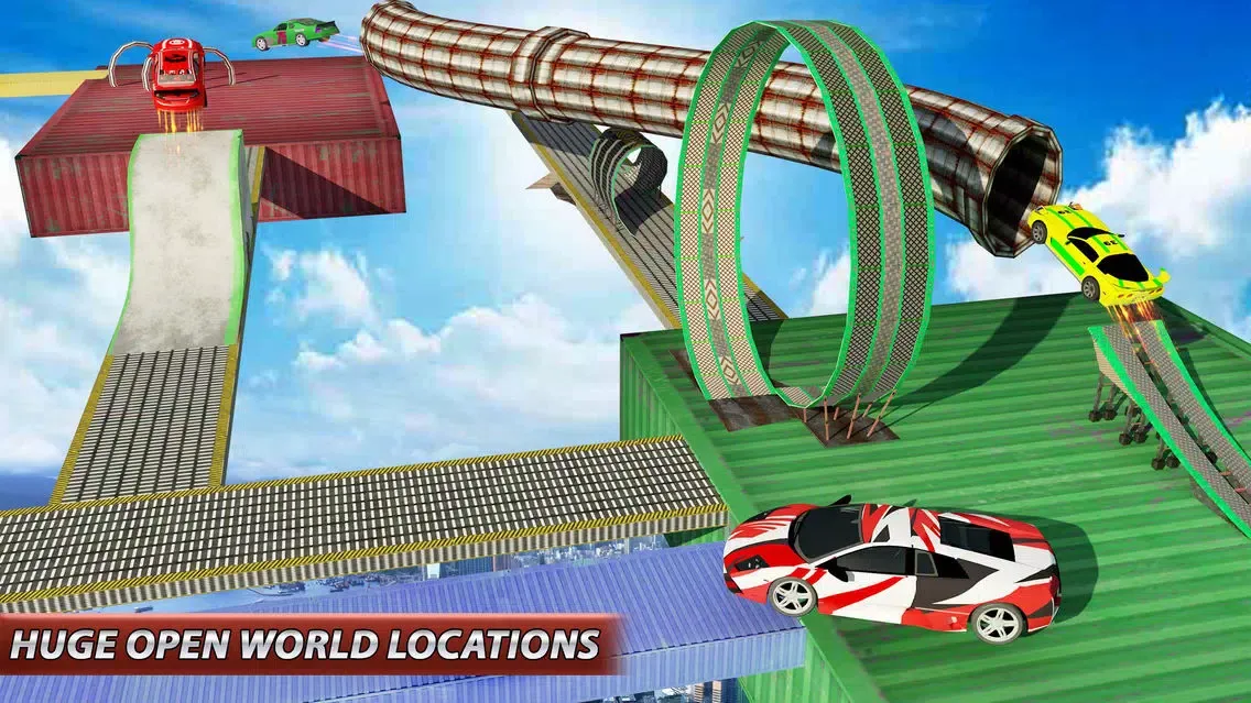 Ảnh chụp màn hình của Stunt Car Drive: Impossible Tracks