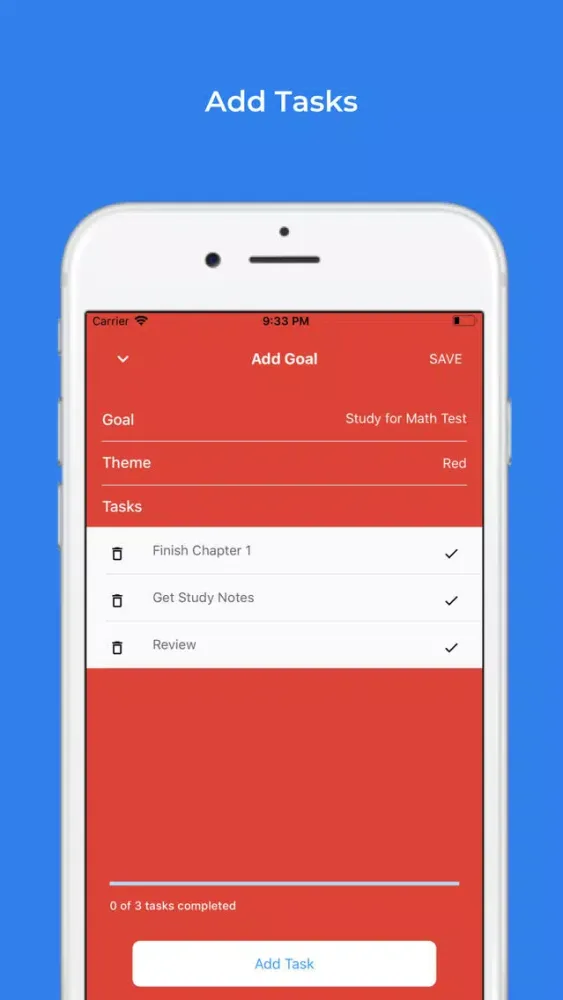 Ảnh chụp màn hình của myFlow: Sprint Goal Tracker