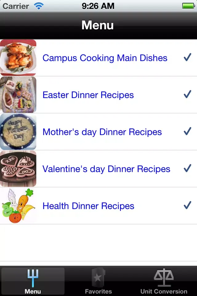 Screenshot di Dinner Recipes.