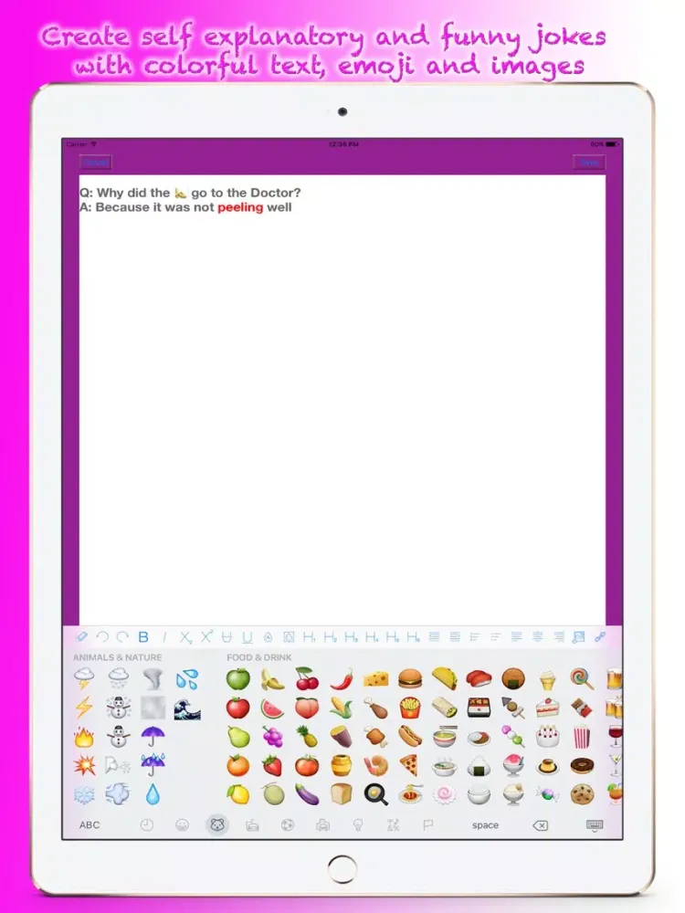 Capturas de pantalla de Jokeslet iPad 