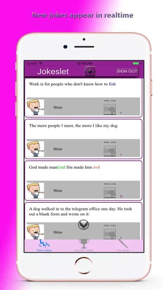 Capturas de pantalla de Jokeslet