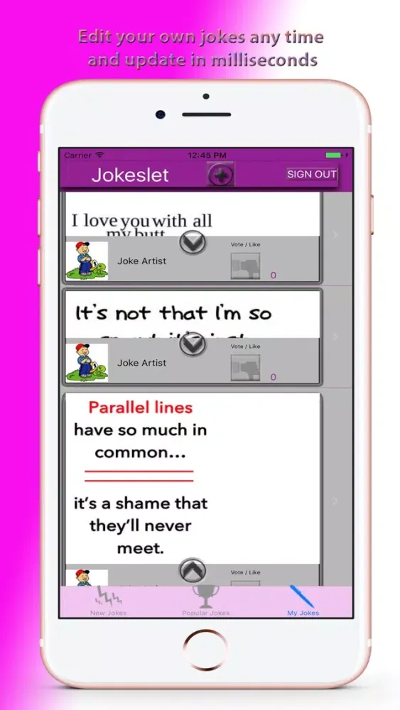 Capturas de pantalla de Jokeslet
